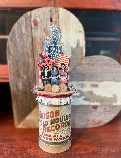 Edison 4th of July Ladies Mini Decor