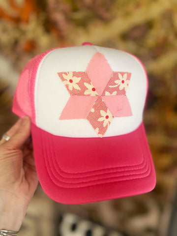 Granny Approved Quilt Star Trucker Hat