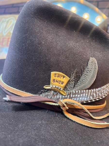 ringmaster shitshow hat pin 