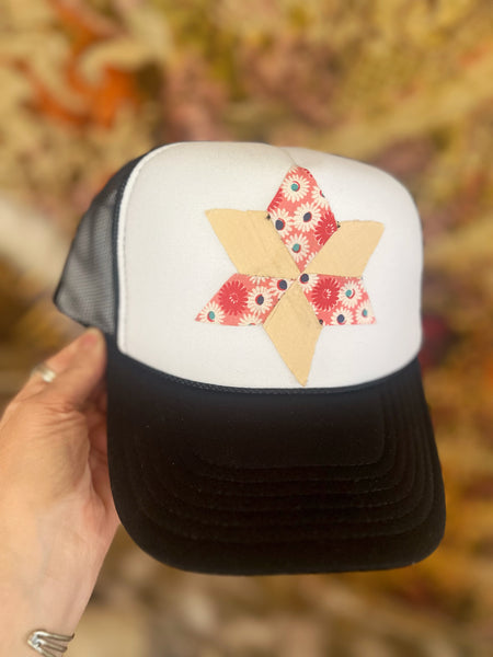 Granny Approved Quilt Star Trucker Hat