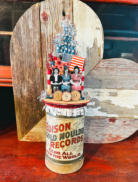 Edison 4th of July Ladies Mini Decor