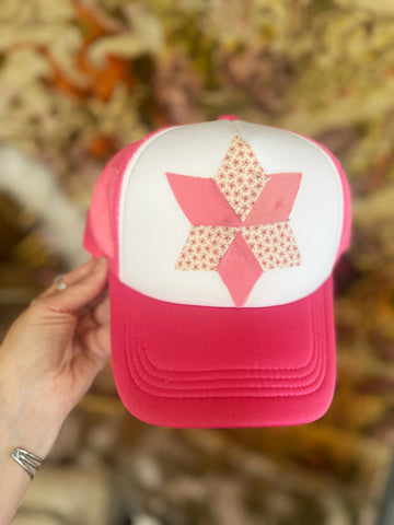 Granny Approved Quilt Star Trucker Hat