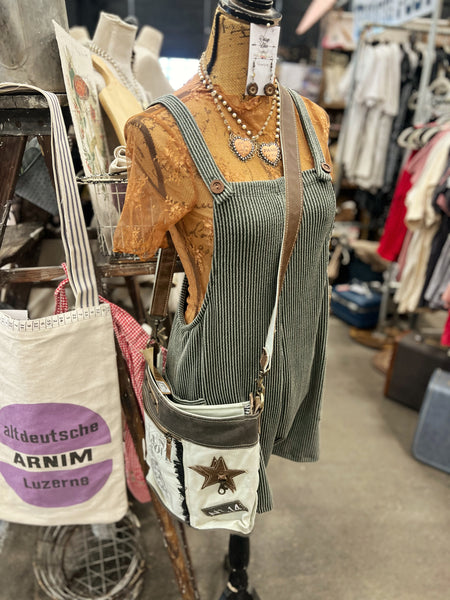Olive Green Solid Rib Pocket Romper