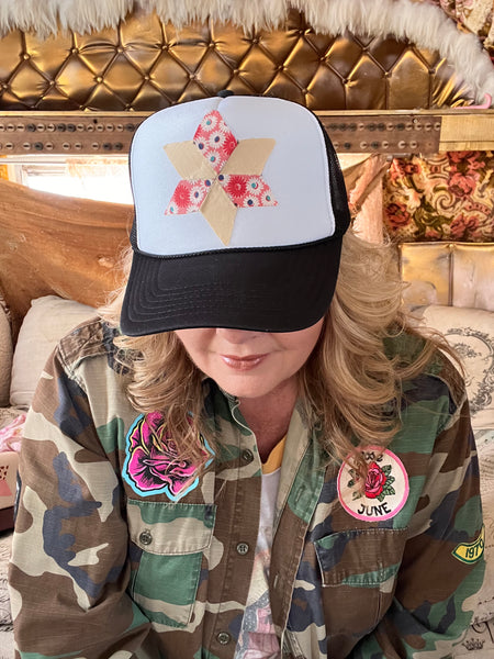 Granny Approved Quilt Star Trucker Hat