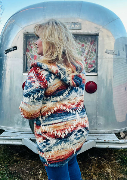 Aztec Hooded Sweater