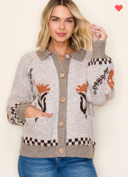 Take No Bull Fall Cardigan Sweater