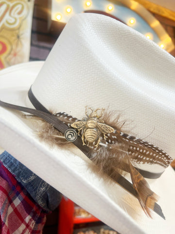 Brass Patina Large Bumble Bee Hat Pin