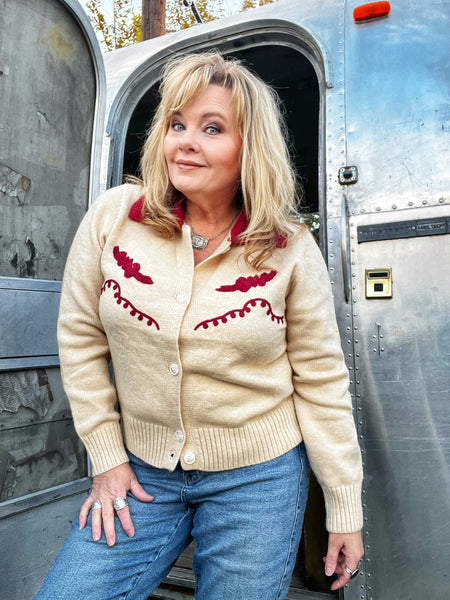 Western Design Sweater Cardigan