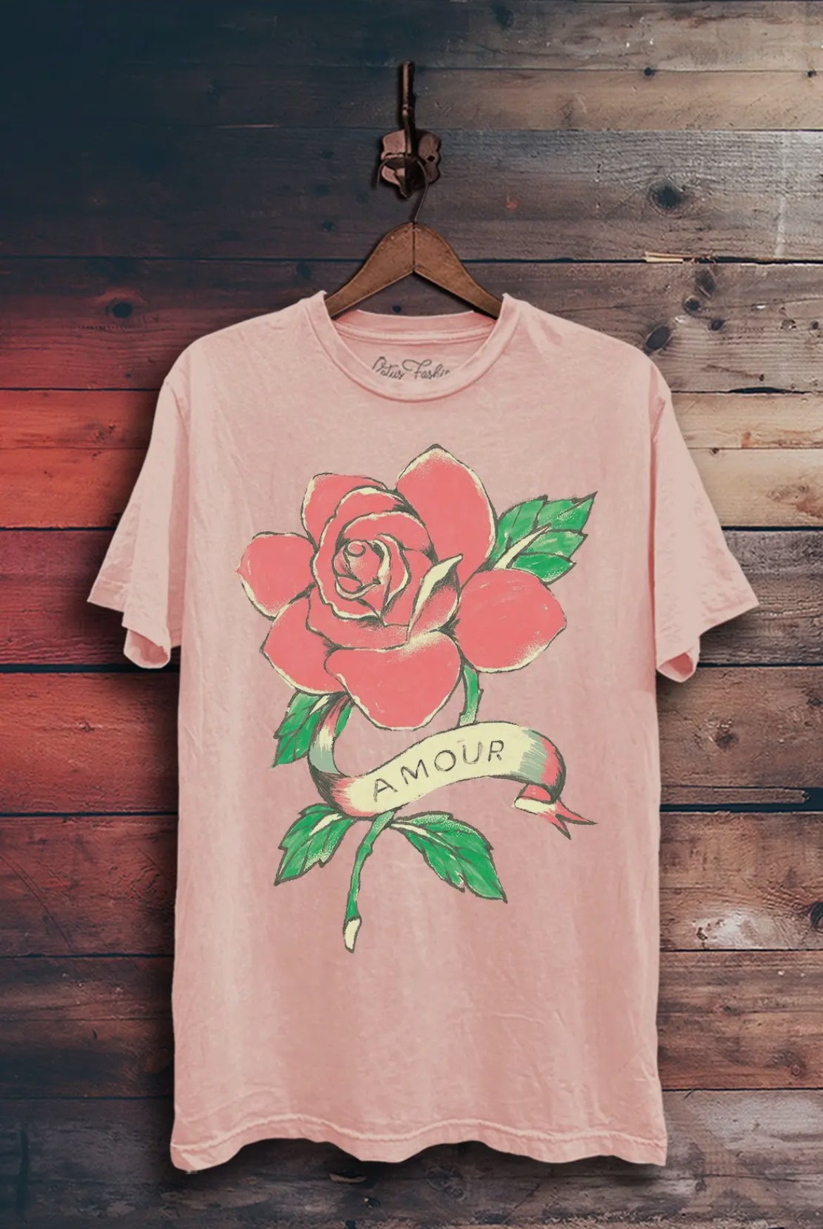 Tattoo Amor Rose Crewneck Tshirt