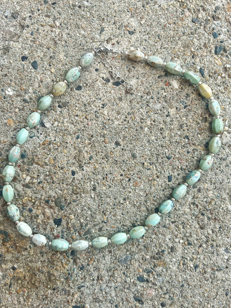 Sage & Sea Beaded Chain Necklace