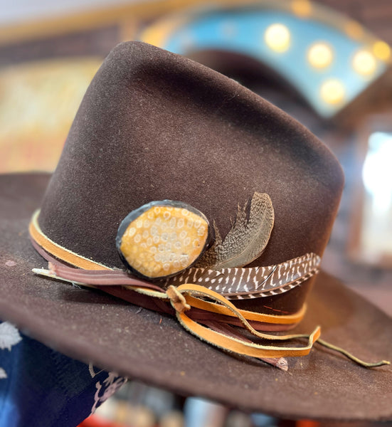 Jasper Soldered Stone Hat Pin
