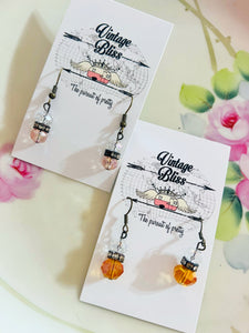 Crystal  Rhinestone Drop Earrings