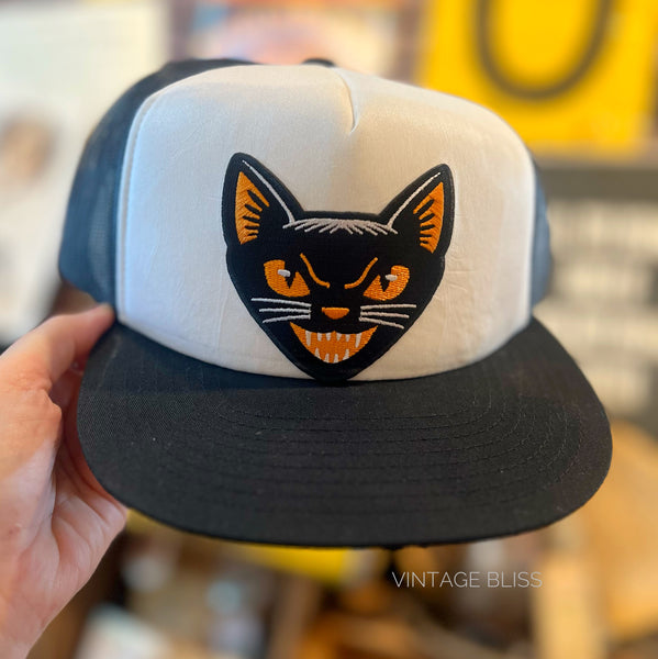 Halloween Cat Trucker Hat