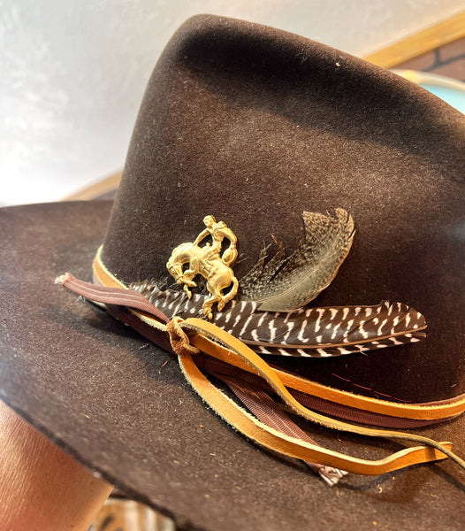 Bucking Bronc Rider Hat Pin Hat Bar