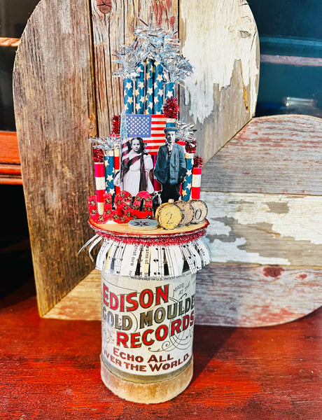 Edison 4th of July Mini Decor
