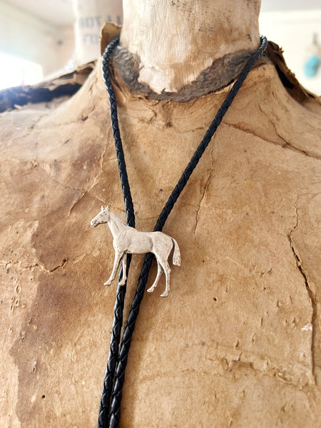 Hi Ho Silver Horse Bolo