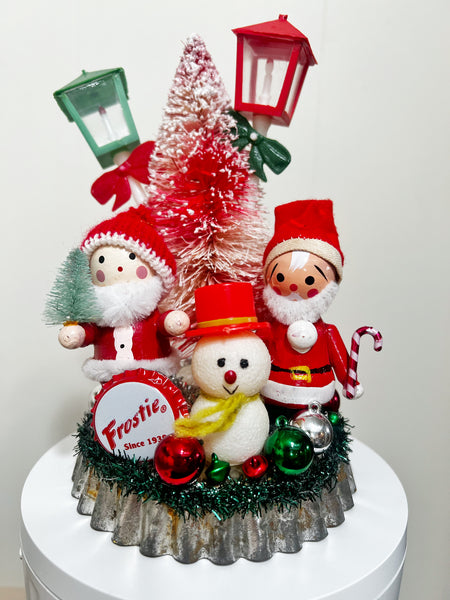 Christmas Tin Mini Vintage