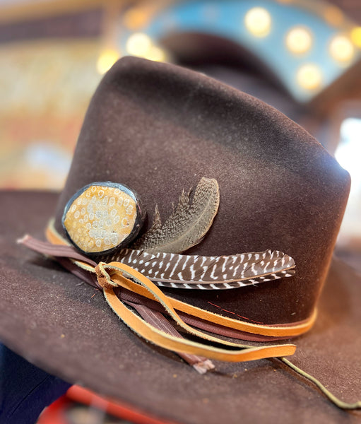 Jasper Soldered Stone Hat Pin