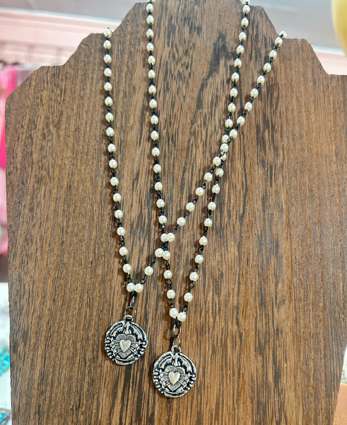 sacred heart necklace