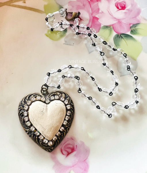 Hearts Desire Beaded Chain Necklace