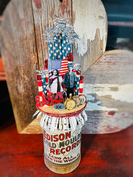 Edison 4th of July Mini Decor
