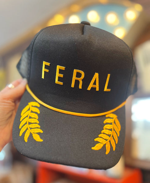 Feral Black Gold  Trucker Hat