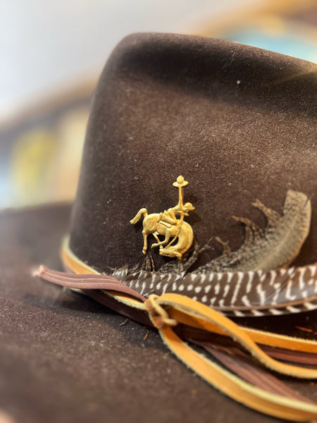 Bucking Bronc Rider Hat Pin Hat Bar