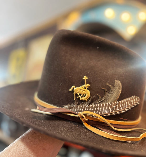 Bucking Bronc Rider Hat Pin Hat Bar