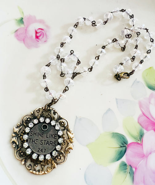 Shine Like the Stars Filigree Necklace