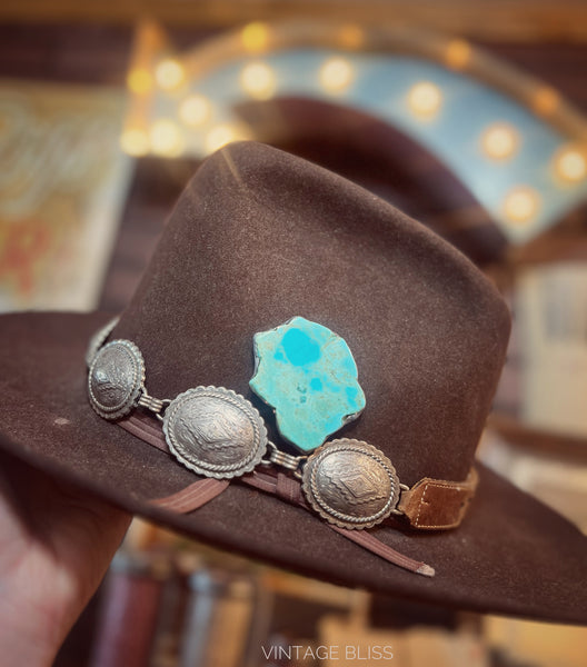 Turquoise Color Stone Soldered Hat Pin