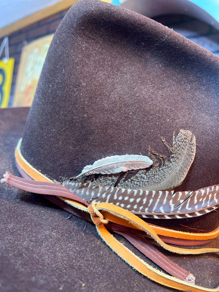 Matte Silver Feather Hat Pin
