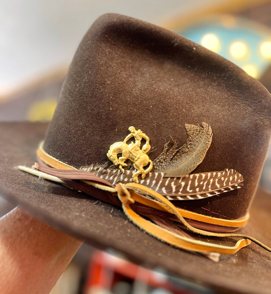 Bucking Bronc Rider Hat Pin Hat Bar