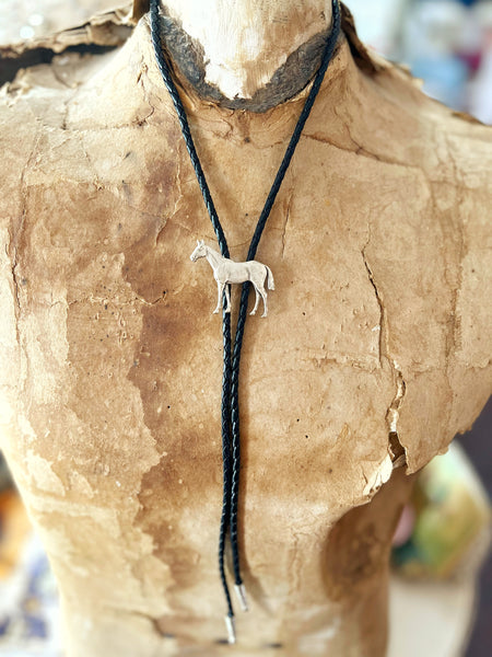 Hi Ho Silver Horse Bolo