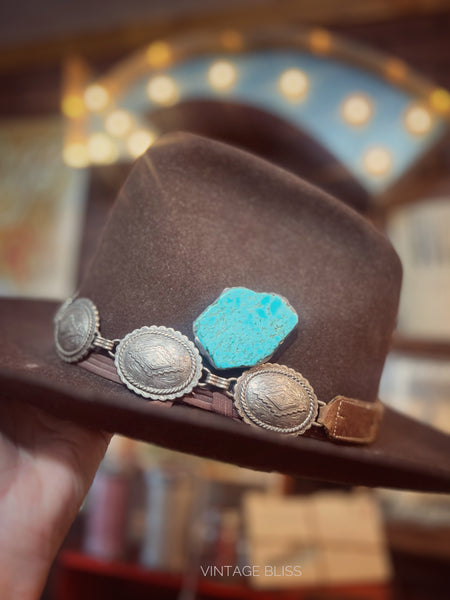 Turquoise Color Stone Soldered Hat Pin