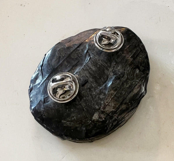 Jasper Soldered Stone Hat Pin