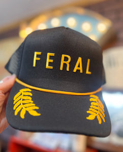 Feral Black Gold  Trucker Hat