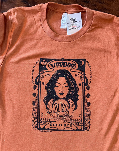 Voodoo Bliss Pumpkin Crew Neck Tshirt