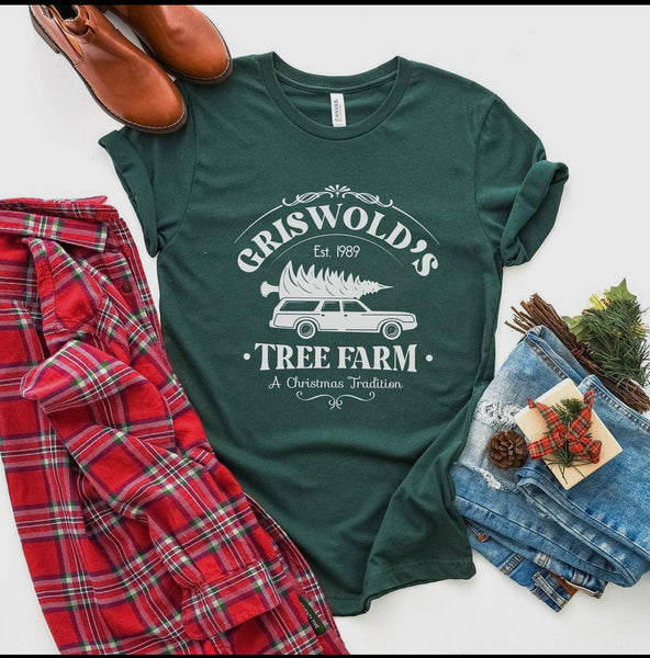 Griswolds Tree Farm Christmas Tshirt
