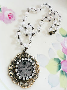 Shine Like the Stars Filigree Necklace