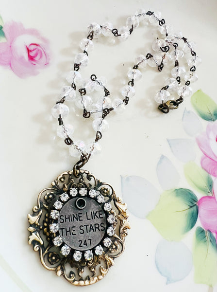 Shine Like the Stars Filigree Necklace