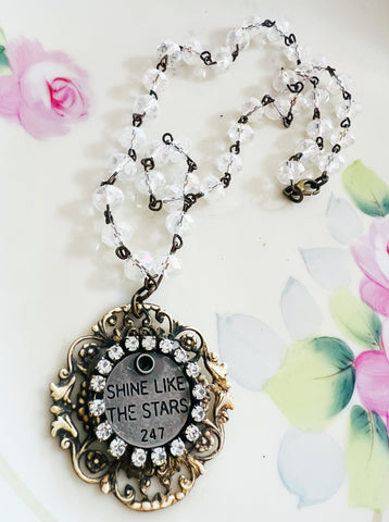 Shine Like the Stars Filigree Necklace