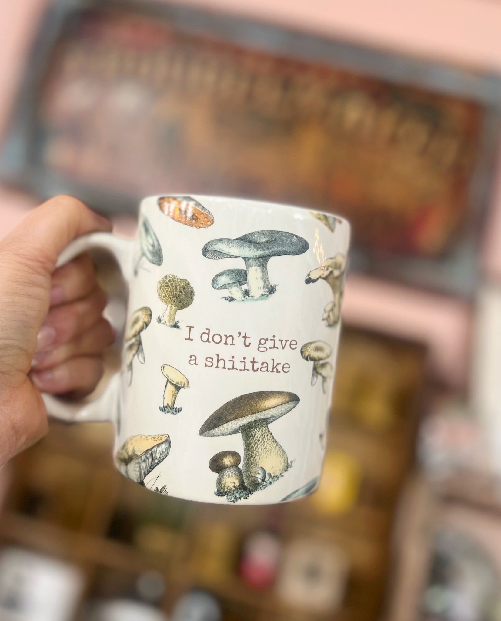 I Don’t Give A Shiitake Mushroom Coffee Mug