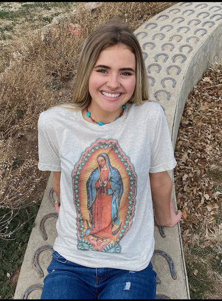 Lady of Guadalupe Unisex Crew Tshirt