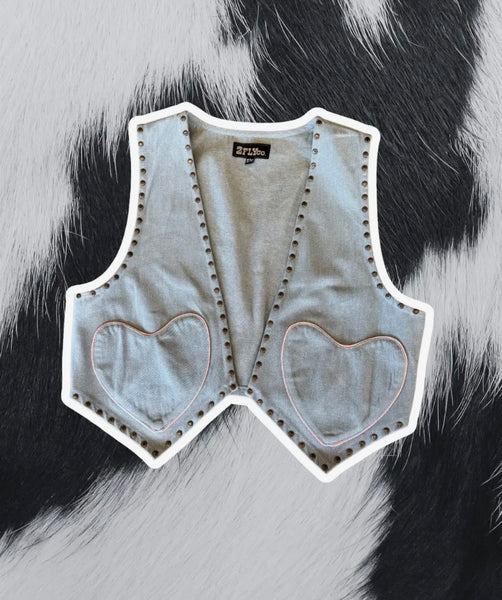 Sweetheart of the Rodeo Denim Vest