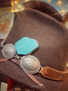 Turquoise Color Stone Soldered Hat Pin