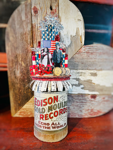 Edison 4th of July Mini Decor