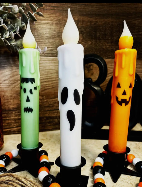 Halloween Pumpkin Battery Operated Candle