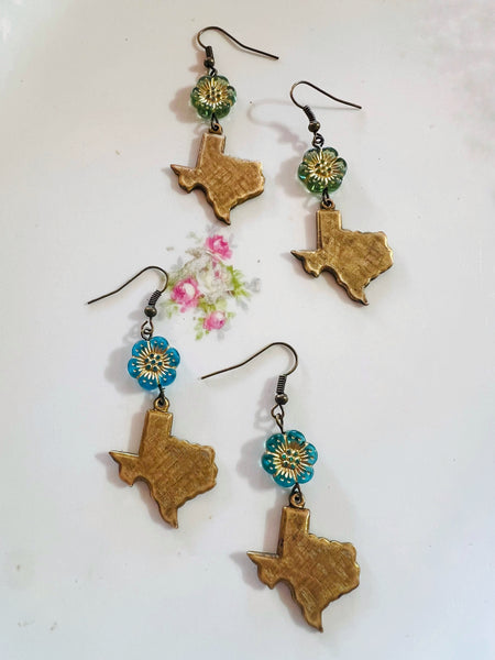 Take Me to Texas Earrings