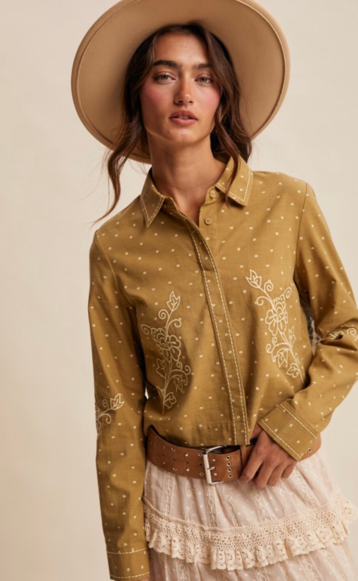 Giddy Up Girl Button Up Top