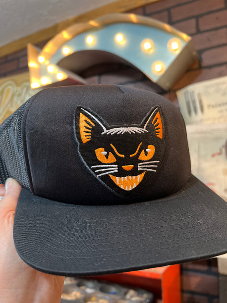 Halloween Cat Trucker Hat